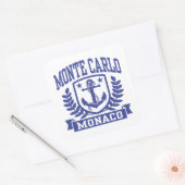 Monte Carlo Monaco Quadratischer Aufkleber (Umschlag)