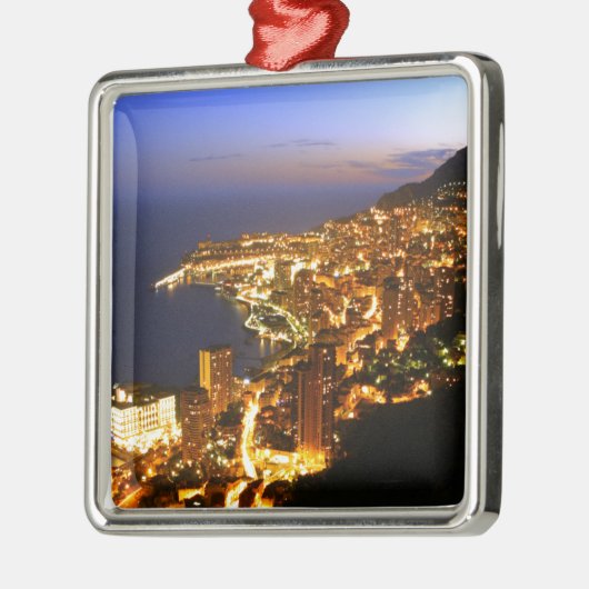 Monte Carlo, Monaco Silbernes Ornament (Links)