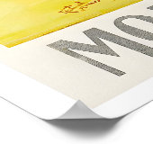 Monte Carlo Monaco Vintage Travel Poster (Ecke)