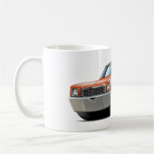 Monte Carlo Orange-Schwarzes Spitzenauto 1972 Kaffeetasse (Links)