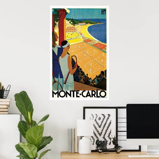 Monte Carlo Parco Civico-Ciani Poster (Heimbüro)