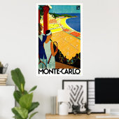 Monte Carlo Parco Civico-Ciani Poster (Heimbüro)