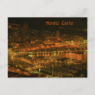 Monte-Carlo Postkarte