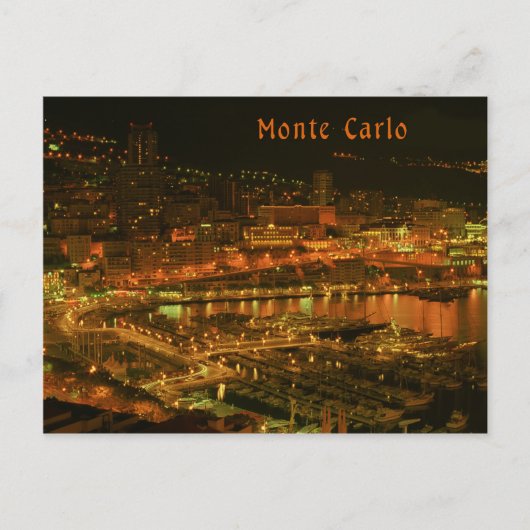 Monte-Carlo Postkarte (Vorderseite)
