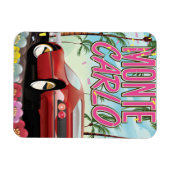 Monte Carlo Reiseplakat Magnet (Horizontal)