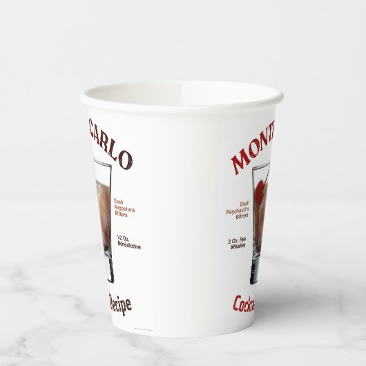 Monte Carlo Ristorante da Valentino Pappbecher (Links)