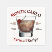 Monte Carlo Ristorante da Valentino Serviette (Vorderseite)