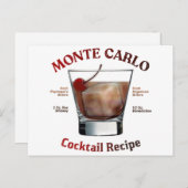 Monte Carlo Ristorante della Carrà Postkarte (Vorne/Hinten)