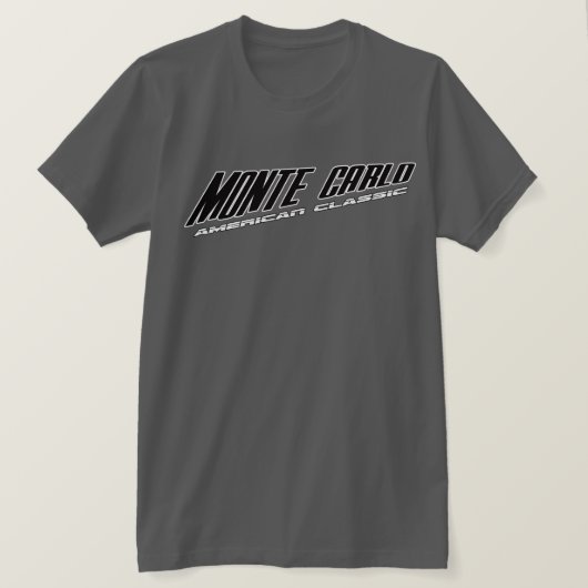Monte Carlo - schräg gelegener T-Shirt (Design vorne)