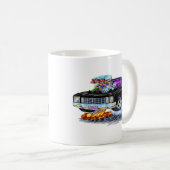 Monte Carlo schwarzes Auto 1972 Kaffeetasse (VorderseiteRechts)