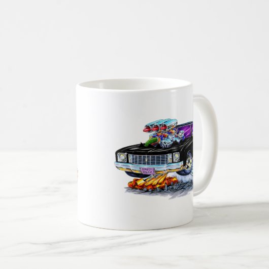 Monte Carlo schwarzes Auto 1972 Kaffeetasse (VorderseiteRechts)