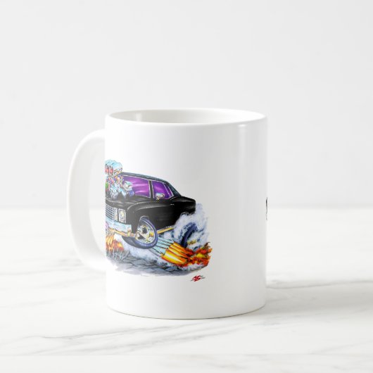 Monte Carlo schwarzes Auto 1972 Kaffeetasse (Vorderseite Links)