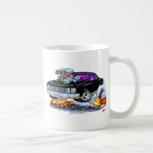 Monte Carlo schwarzes Auto 1972 Kaffeetasse (Rechts)