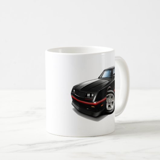 Monte Carlo schwarzes Auto 1983-88 Kaffeetasse (VorderseiteRechts)
