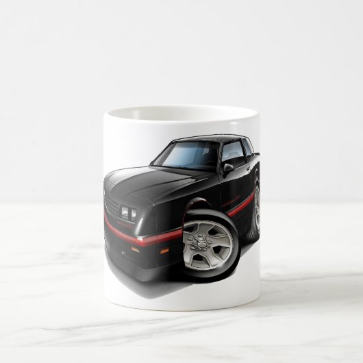 Monte Carlo schwarzes Auto 1983-88 Kaffeetasse (Mittel)