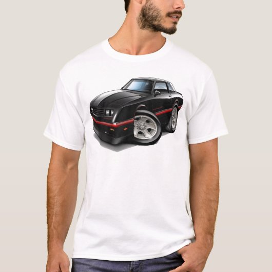 Monte Carlo schwarzes Auto 1983-88 T-Shirt (Vorderseite)