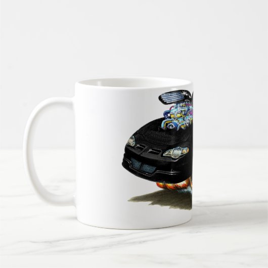 Monte Carlo schwarzes Auto 2000-05 Kaffeetasse (Links)