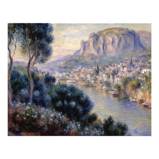 Monte Carlo Seen aus Roquebrune Fotodruck (Vorne)
