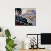 Monte Carlo Seen aus Roquebrune Poster (Heimbüro)
