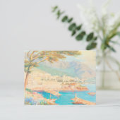 Monte Carlo View Postkarte (Stehend Vorderseite)