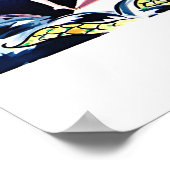 Monte Carlo Vintage Poster wiederhergestellt (Ecke)