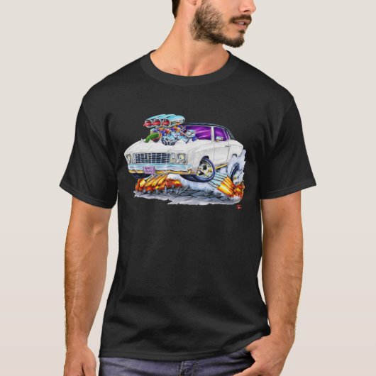 Monte Carlo Weiß-Auto 1972 T-Shirt (Vorderseite)