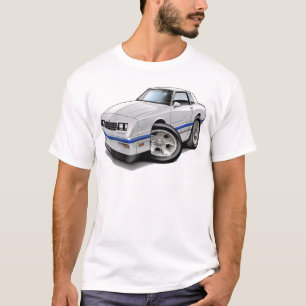 Monte Carlo Weiß-Blaues Auto 1983-88 T-Shirt
