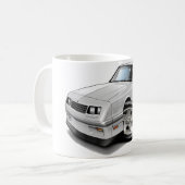 Monte Carlo Weiß-Graues Auto 1983-88 Kaffeetasse (Vorderseite Links)