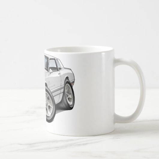 Monte Carlo Weiß-Graues Auto 1983-88 Kaffeetasse (Rechts)
