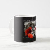 Monte Cassino Battle WW2 Czerwone Maki Poland Kaffeetasse (Vorderseite Links)