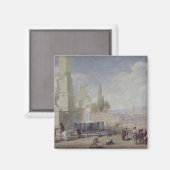 Monte Cavallo, Rom Magnet (Vorderseite/Rückseite)