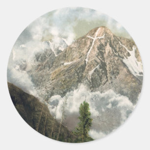 Monte des Heiligen Kreuzbundes Runder Aufkleber