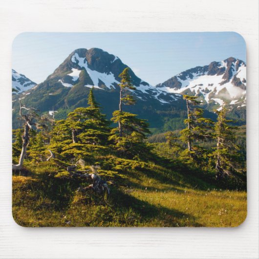Monte Eccles bei Cordova, Alaska Mousepad (Vorne)