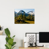 Monte Eccles bei Cordova, Alaska Poster (Heimbüro)