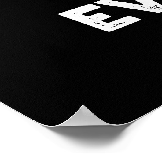 Monte Ever Erholung Funny Mountain Pun Dark BG Poster (Ecke)