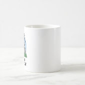 Monte Ever Erholung Funny Sleeping Mountain Pun Kaffeetasse (Mittel)