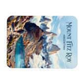Monte Fitz Roy Argentinien Magnet (Horizontal)