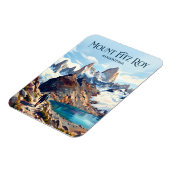 Monte Fitz Roy Argentinien Magnet (Linke Seite)