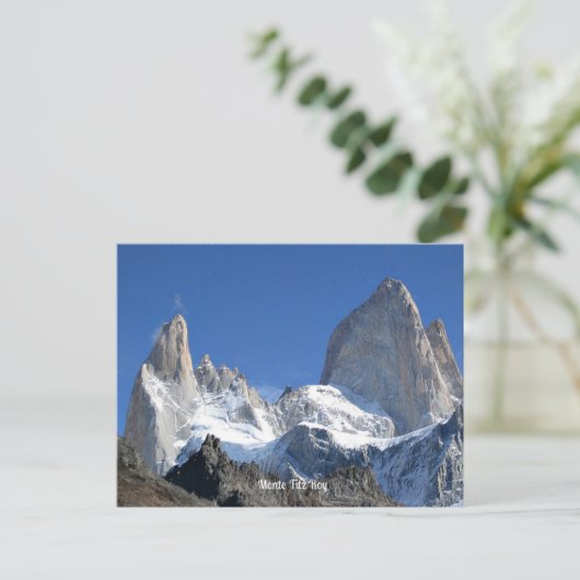 Monte Fitz Roy (Monte Fitz) Postkarte (Stehend Vorderseite)