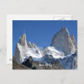 Monte Fitz Roy (Monte Fitz) Postkarte (Vorne/Hinten)