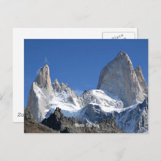 Monte Fitz Roy (Monte Fitz) Postkarte (Vorne/Hinten)