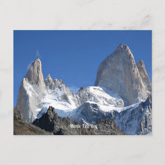 Monte Fitz Roy (Monte Fitz) Postkarte (Vorderseite)