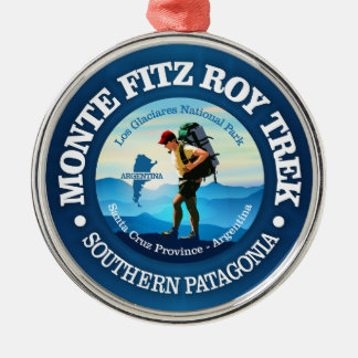 Monte Fitz Roy Trek (C) Ornament Aus Metall