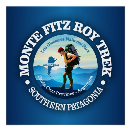 Monte Fitz Roy Trek (C) Poster (Vorderseite)