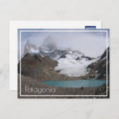 Monte Fitzroy und Glacier, Patagonia Postkarte (Vorne/Hinten)