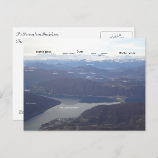 Monte Generoso - Schweiz Alptransit Postkarte (Vorne/Hinten)