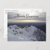 Monte Generoso, Ticino - Schweiz Postkarte (Vorne/Hinten)