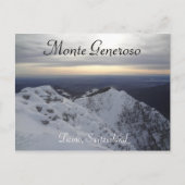 Monte Generoso, Ticino - Schweiz Postkarte (Vorderseite)