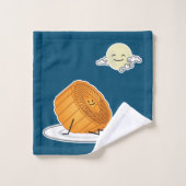 Monte Herbst Festival Moon and Stars Badhandtuch Set (Waschlappen)