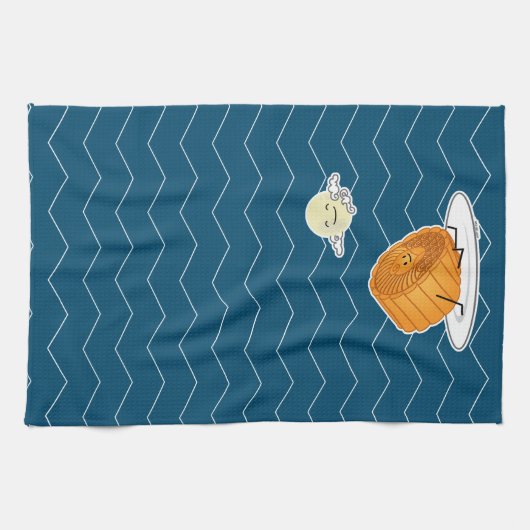 Monte Herbst Festival Moon and Stars Geschirrtuch (Horizontal)